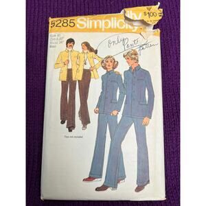 Simplicity 5285 Mens wide leg  pants size 40 waist 34in